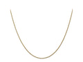 FJC Finejewelers 14 kt Yellow Gold Bright Cut Spiga Chain Anklet 10 Inches x 1 mm