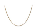 FJC Finejewelers 14 kt Yellow Gold Bright Cut Spiga Chain 18 Inches x 1.2 mm