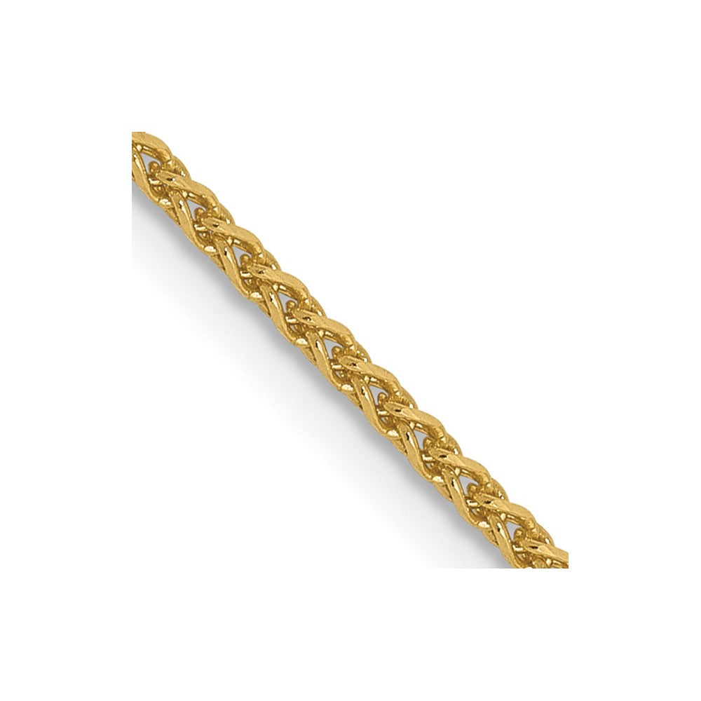 FJC Finejewelers 14 kt Yellow Gold Bright Cut Spiga Chain 20 Inches x 1.2 mm