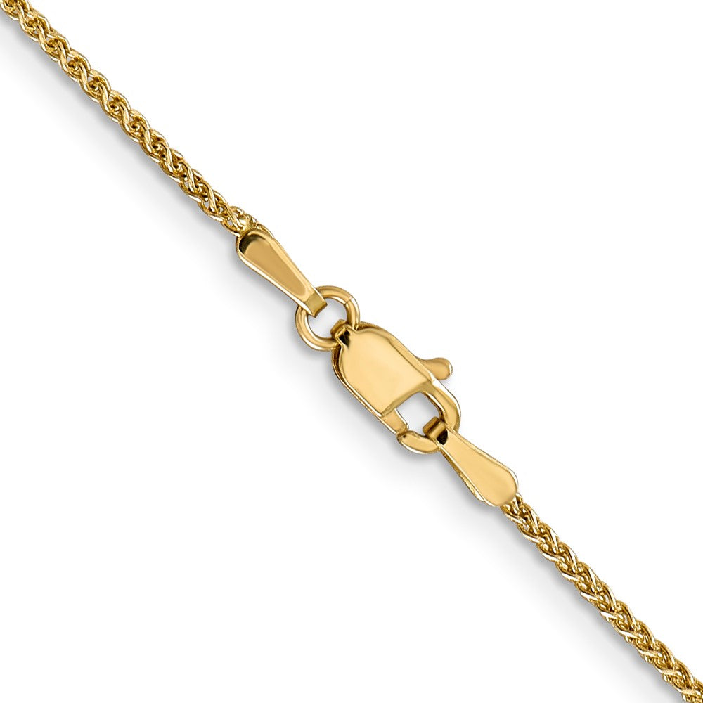 FJC Finejewelers 14 kt Yellow Gold Bright Cut Spiga Chain 20 Inches x 1.2 mm