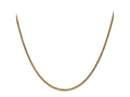 FJC Finejewelers 14 kt Yellow Gold Bright Cut Spiga Chain 18 Inches x 1.4 mm