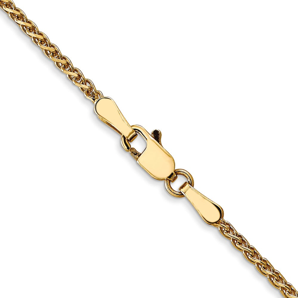 FJC Finejewelers 14 kt Yellow Gold Bright Cut Spiga Chain 20 Inches x 1.4 mm