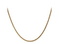 FJC Finejewelers 14 kt Yellow Gold Solid Bright Cut Spiga Chain 24 Inches x 1.8 mm