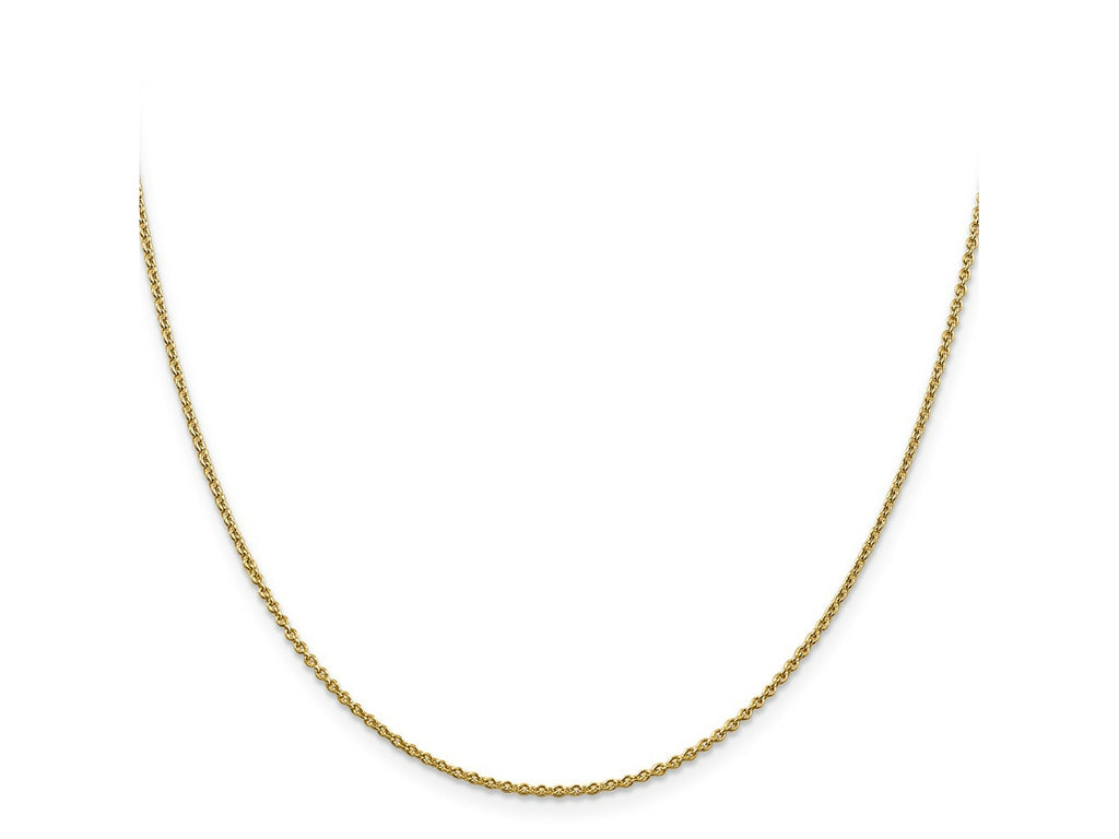 FJC Finejewelers 14 kt Yellow Gold Round Cable Chain 16 Inches x 1.8 mm
