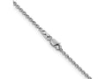 FJC Finejewelers 14 kt White Gold Round Cable Chain 18 Inches x 1.8 mm