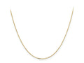 FJC Finejewelers 14 kt Yellow Gold Bright Cut Rolo Chain 16 Inches x 0.85 mm