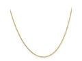 FJC Finejewelers 14 kt Yellow Gold Bright Cut Rolo Chain 24 Inches x 1.05 mm