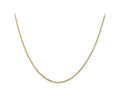 FJC Finejewelers 14 kt Yellow Gold Concave Box Chain 20 Inches x 1 mm