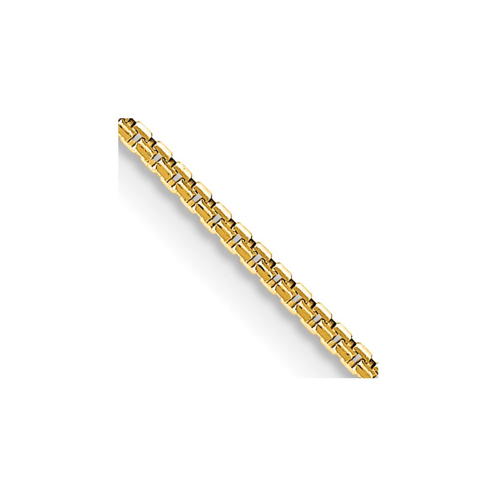 FJC Finejewelers 14 kt Yellow Gold Concave Box Chain 24 Inches x 1 mm