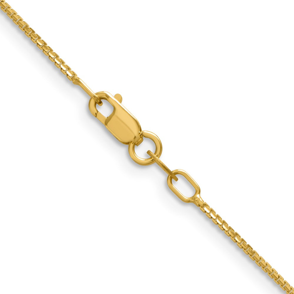 FJC Finejewelers 14 kt Yellow Gold Concave Box Chain 24 Inches x 1 mm