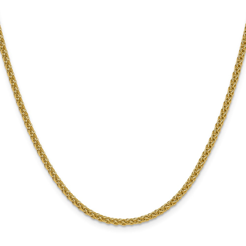 FJC Finejewelers 14 kt Yellow Gold Spiga Chain 22 Inches x 2.5 mm