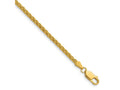 FJC Finejewelers 14 kt Yellow Gold Spiga Chain 22 Inches x 2.5 mm