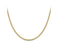 FJC Finejewelers 10 kt Yellow Gold Flat Anchor Chain 18 Inches x 2.4 mm
