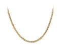 FJC Finejewelers 10 kt Yellow Gold Concave Anchor Chain 20 Inches x 3 mm