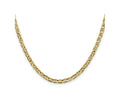 FJC Finejewelers 10 kt Yellow Gold Concave Anchor Chain 18 Inches x 3.75 mm