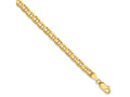 FJC Finejewelers 10 kt Yellow Gold Concave Anchor Chain Bracelet 7 Inches x 4.5 mm