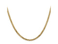 FJC Finejewelers 10 kt Yellow Gold Flat Beveled Curb Chain 20 Inches x 2.4 mm