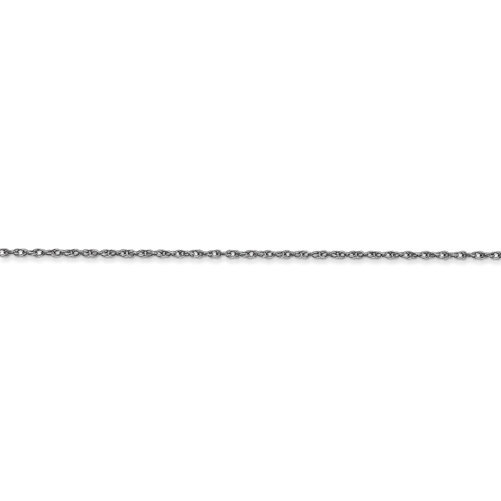 FJC Finejewelers 14 kt White Gold Carded Cable Rope Chain 14 Inches x 0.95 mm