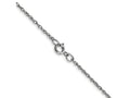 FJC Finejewelers 14 kt White Gold Carded Cable Rope Chain 22 Inches x 0.95 mm