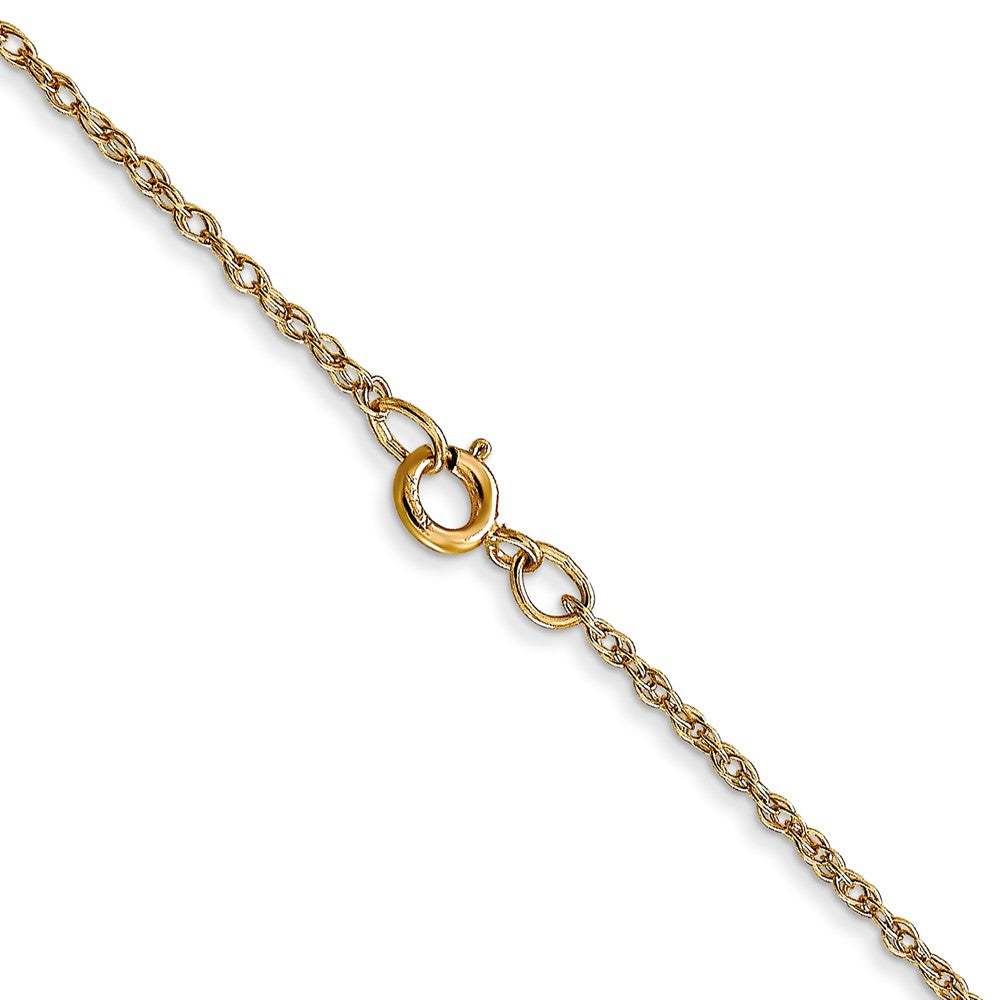FJC Finejewelers 14 kt Yellow Gold .95 mm Carded Cable Rope Chain 22 Inches x 0.95 mm
