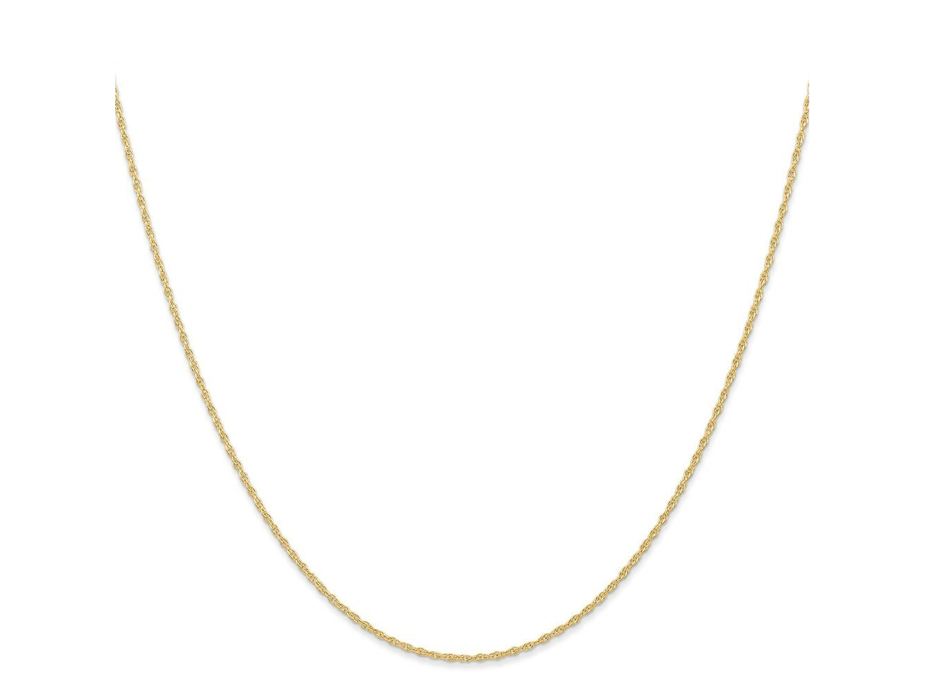 FJC Finejewelers 14 kt Yellow Gold .95 mm Carded Cable Rope Chain 22 Inches x 0.95 mm