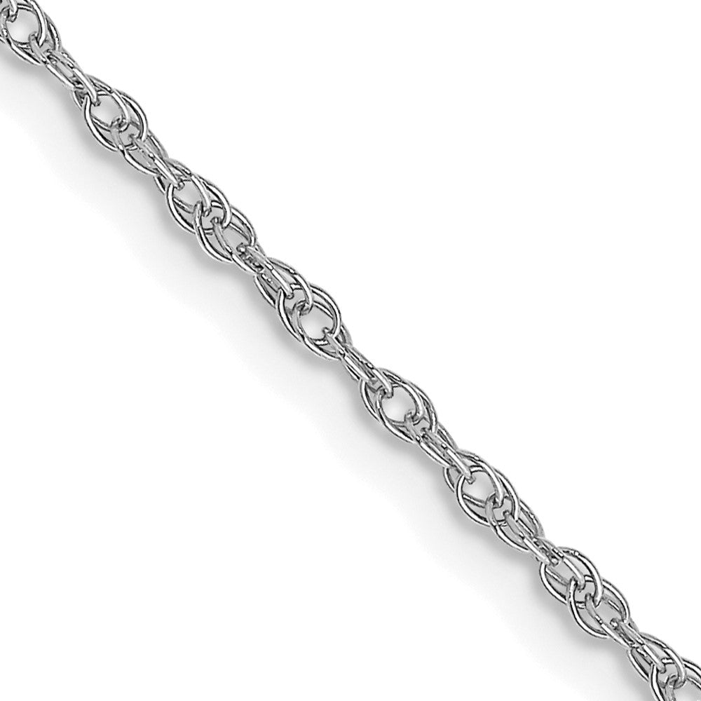 FJC Finejewelers 14 kt White Gold Carded Cable Rope Chain 22 Inches x 1.15 mm