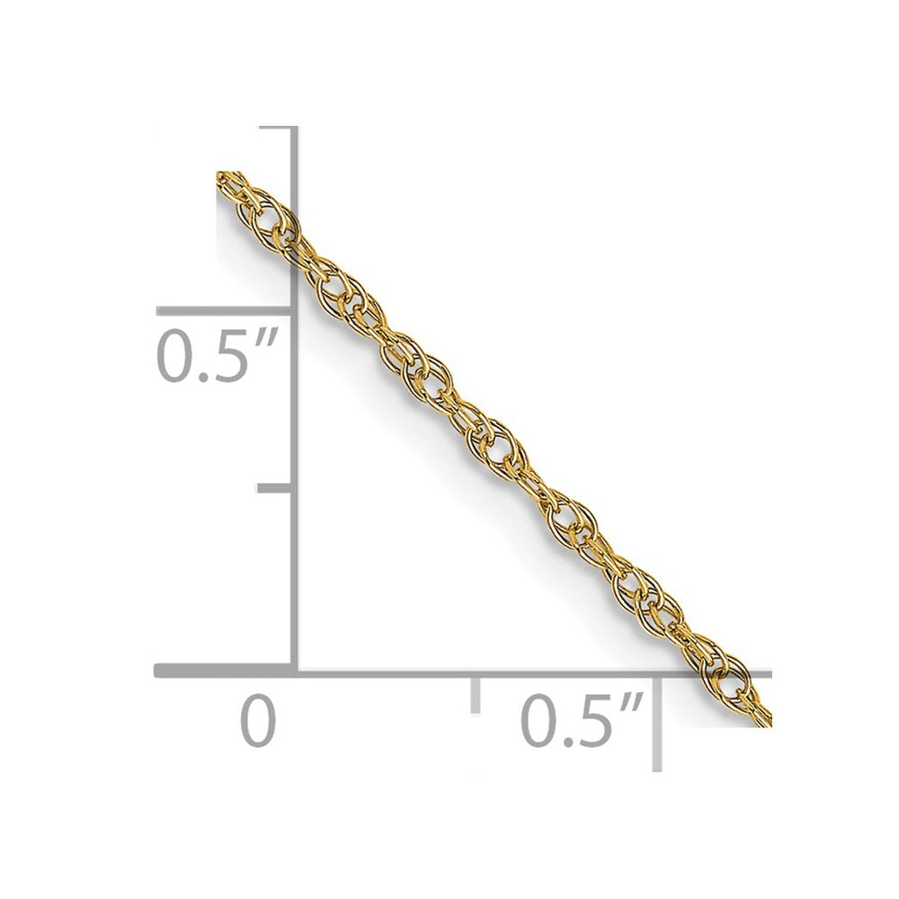 FJC Finejewelers 14 kt Yellow Gold Carded Cable Rope Chain 22 Inches x 1.15 mm