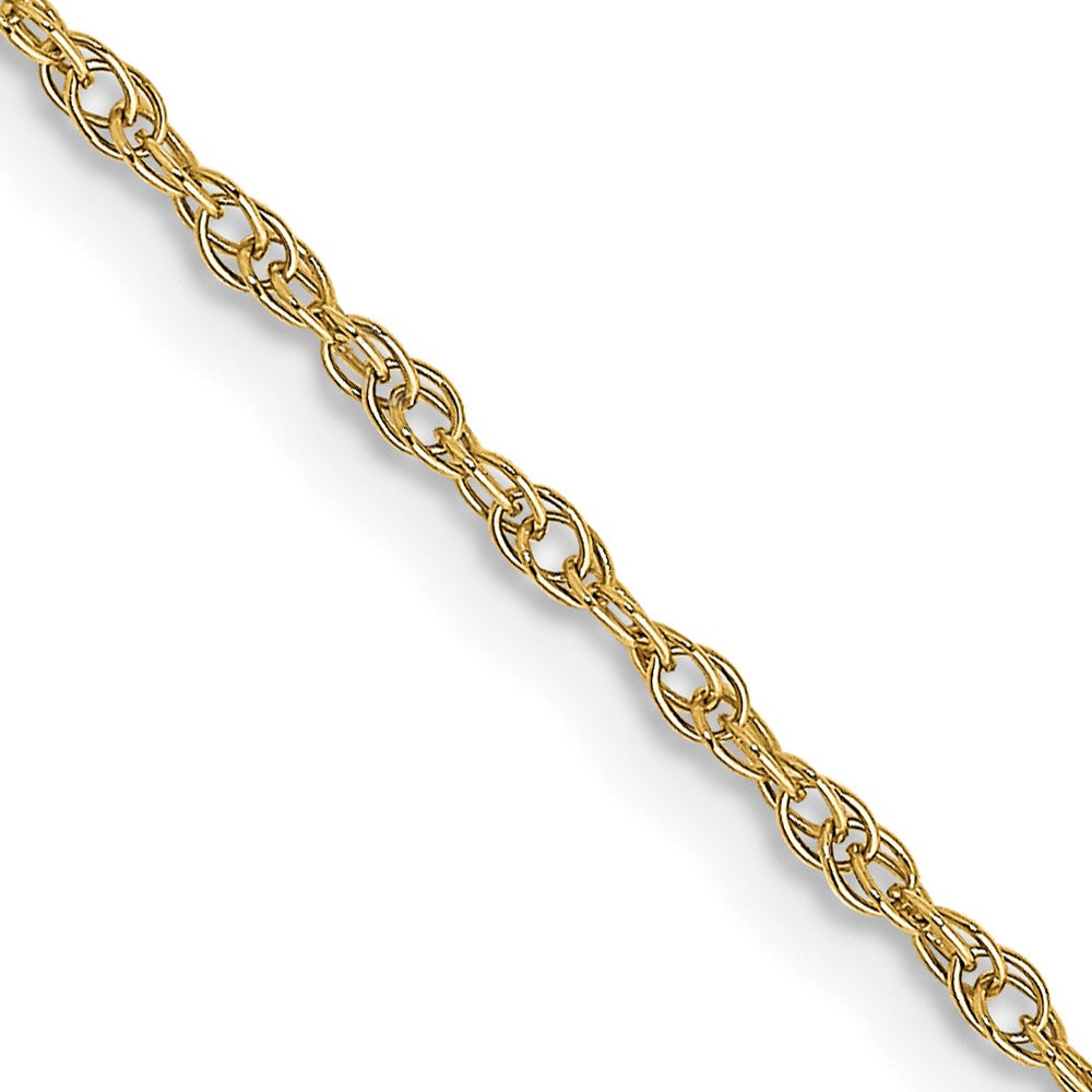 FJC Finejewelers 14 kt Yellow Gold Carded Cable Rope Chain 22 Inches x 1.15 mm