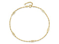 FJC Finejewelers 14 kt Yellow Gold Polished Fancy Filigree Link 9in Plus 1 in ext. Anklet 9 Inches x 9 mm