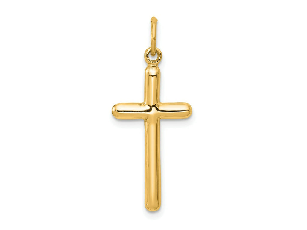 FJC Finejewelers 14 kt Yellow Gold Cross Charm 30 x 12 mm