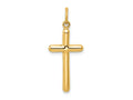 FJC Finejewelers 14 kt Yellow Gold Cross Charm 30 x 12 mm