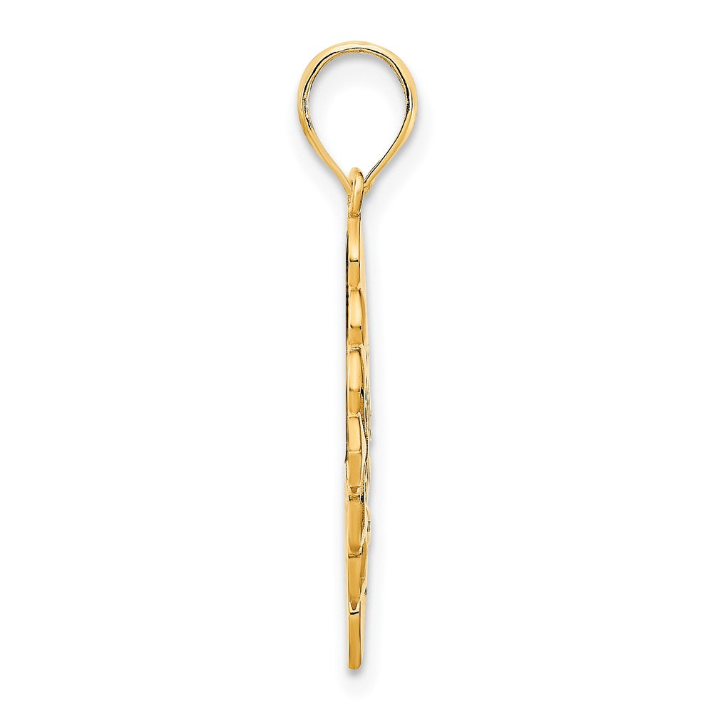 FJC Finejewelers 14 kt Yellow Gold Fancy Charm 23 x 21 mm