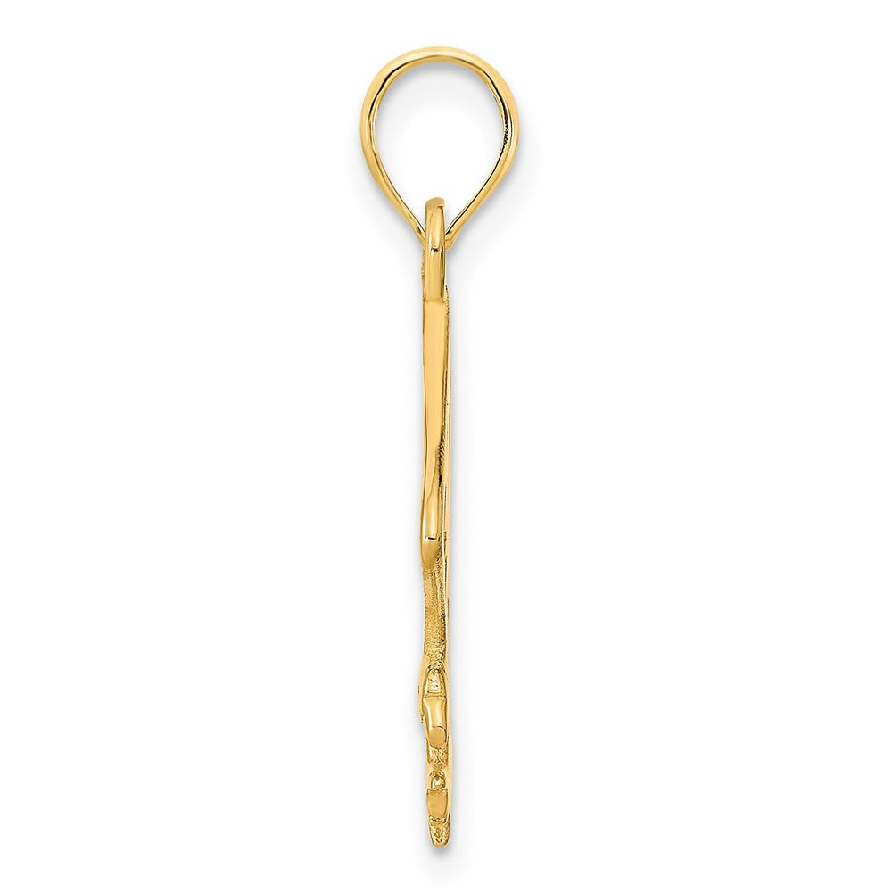 FJC Finejewelers 14 kt Yellow Gold Eagle Charm 24 x 19 mm