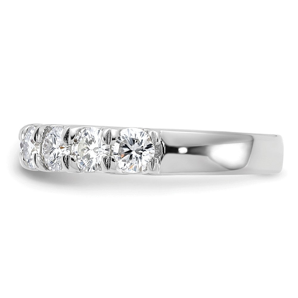 FJC Finejewelers 14 kt White Gold 1.25 ct. 9 Stone G H I True Light Moissanite Band 3 mm