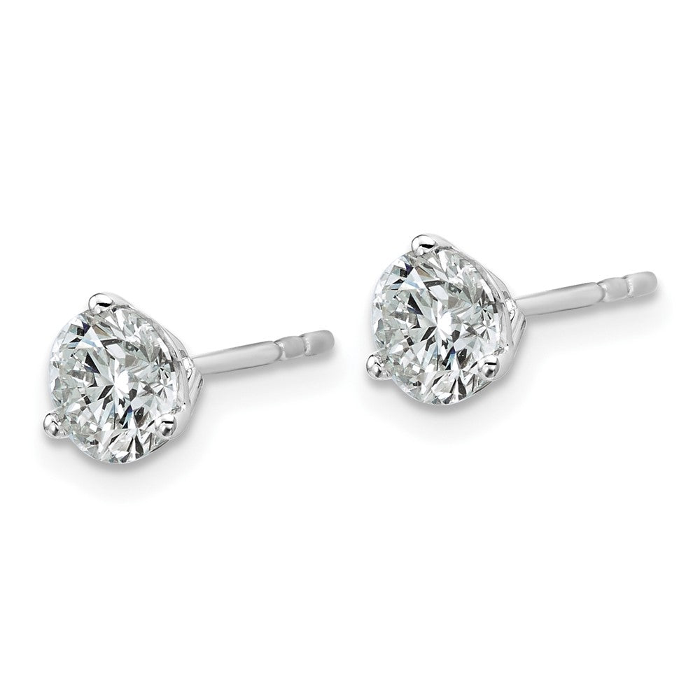 FJC Finejewelers Platinum 1 1/2ct Cert Lab Grown Diamonds VS+ F+ Round Stud Earrings 5.8 x 5.8 mm