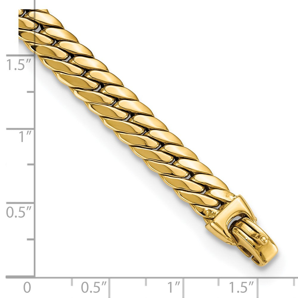 FJC Finejewelers 14 kt Yellow Gold Large Snake Chain Bracelet 7.5 Inches
