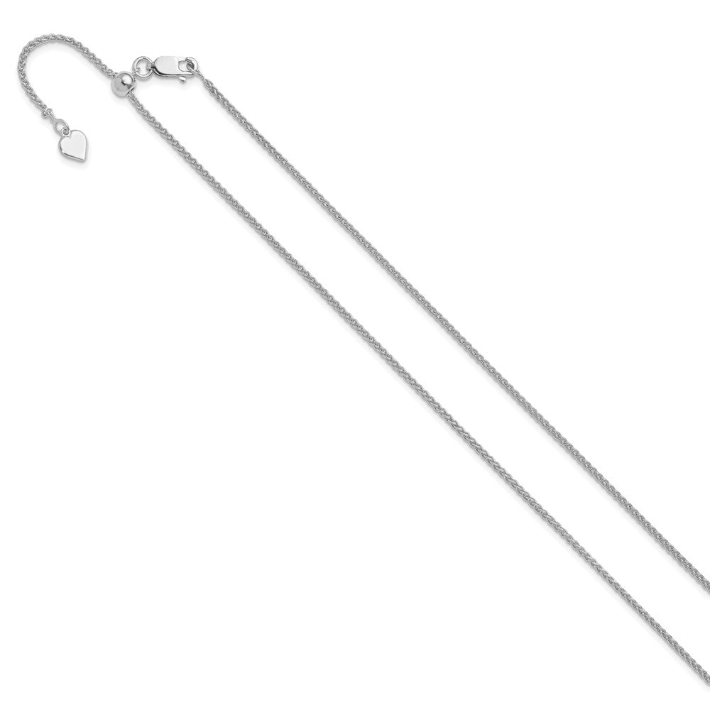 FJC Finejewelers 925 Sterling Silver Adjustable Spiga Chain 22 Inches x 1.5 mm
