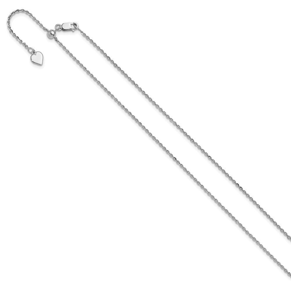 FJC Finejewelers 925 Sterling Silver Adjustable Cable Chain 22 Inches x 1.75 mm