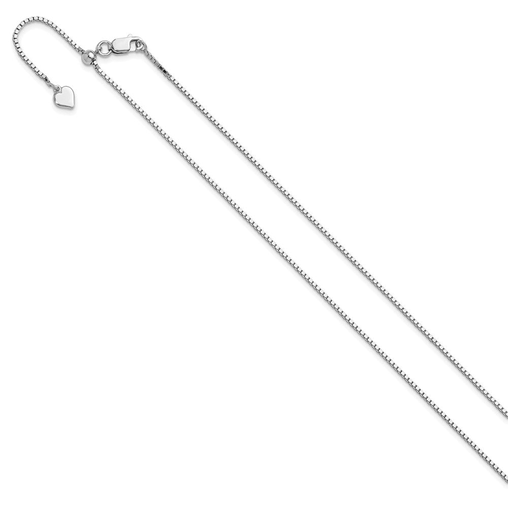 FJC Finejewelers 925 Sterling Silver Adjustable Box Chain 22 Inches x 1.15 mm