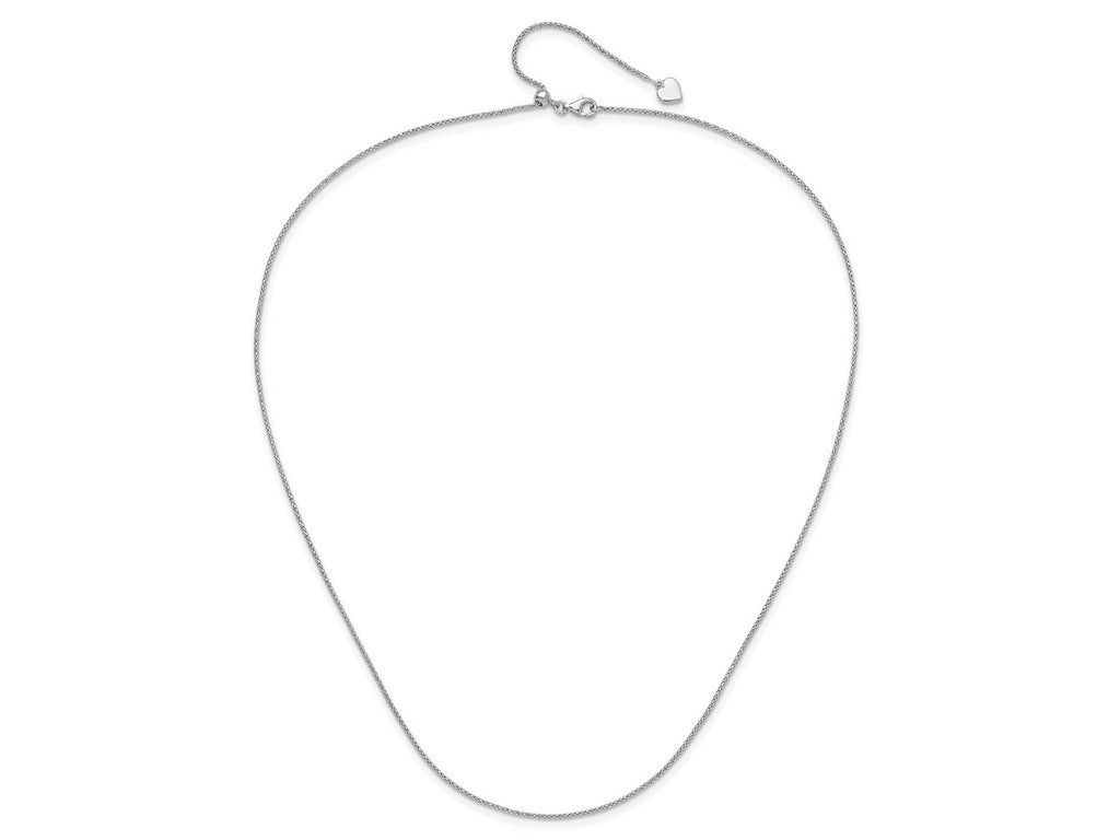 FJC Finejewelers 925 Sterling Silver Adjustable Popcorn Chain 22 Inches x 1.2 mm