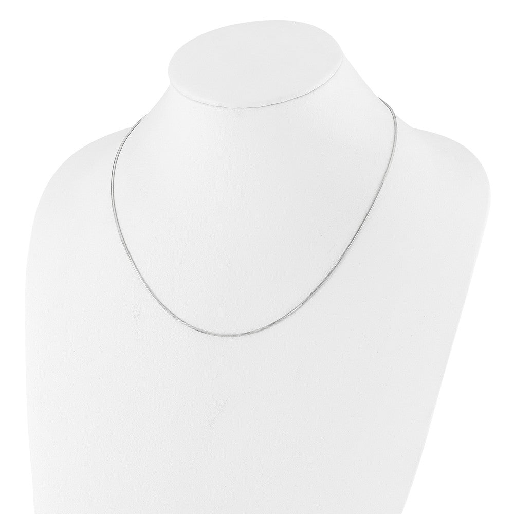 FJC Finejewelers 925 Sterling Silver Adjustable Bright Cut Square Snake Chain 22 Inches x 1.2 mm