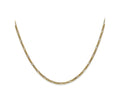 FJC Finejewelers 14 kt Yellow Gold Flat Figaro Chain 14 Inches x 1.8 mm
