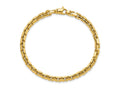 FJC Finejewelers 14 kt Yellow Gold Link Polished Chain Bracelet 8.5 Inches x 4 mm