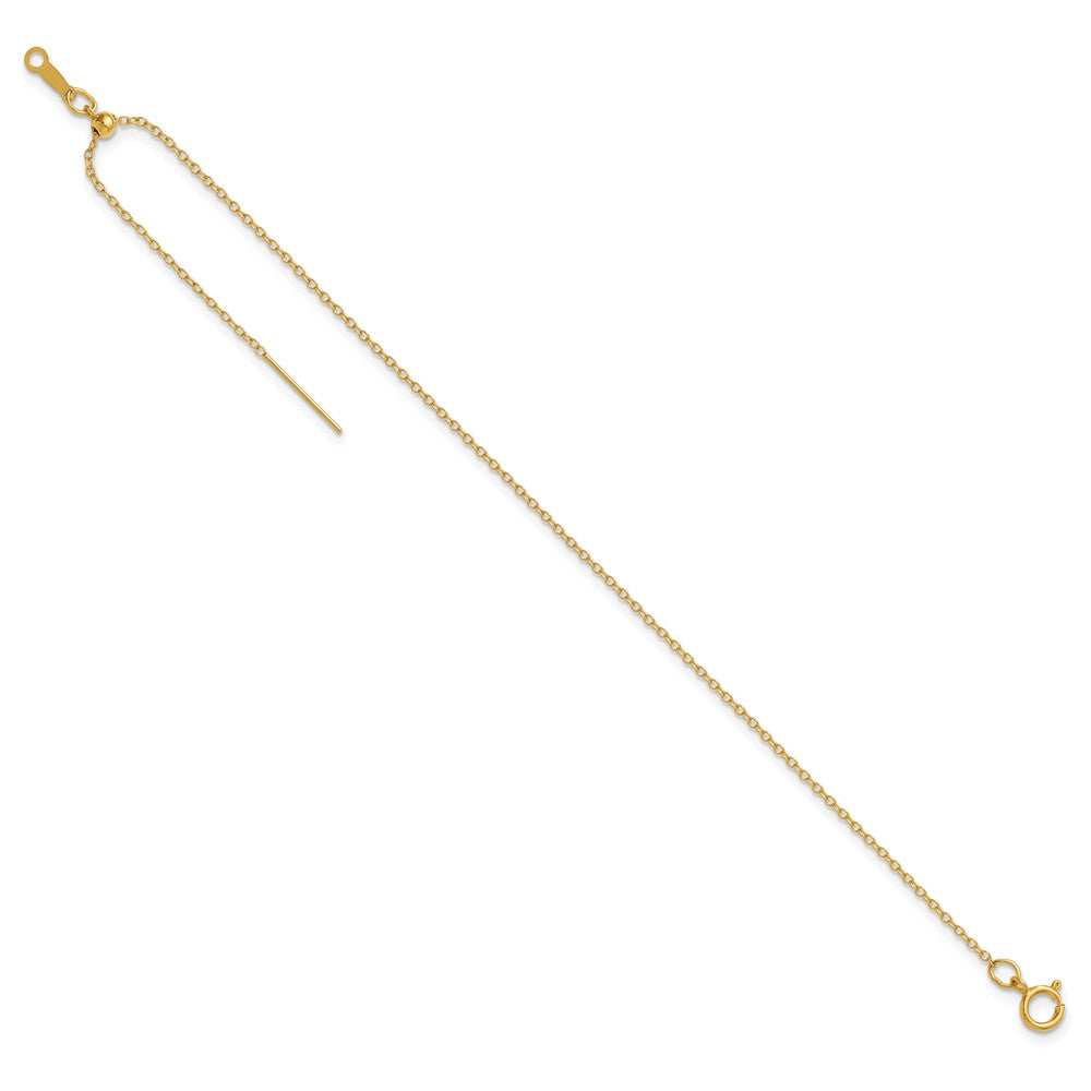FJC Finejewelers 14 kt Yellow Gold Filled Adjustable Stretch Wrap Add-a-Bead Cable 8in Bracele