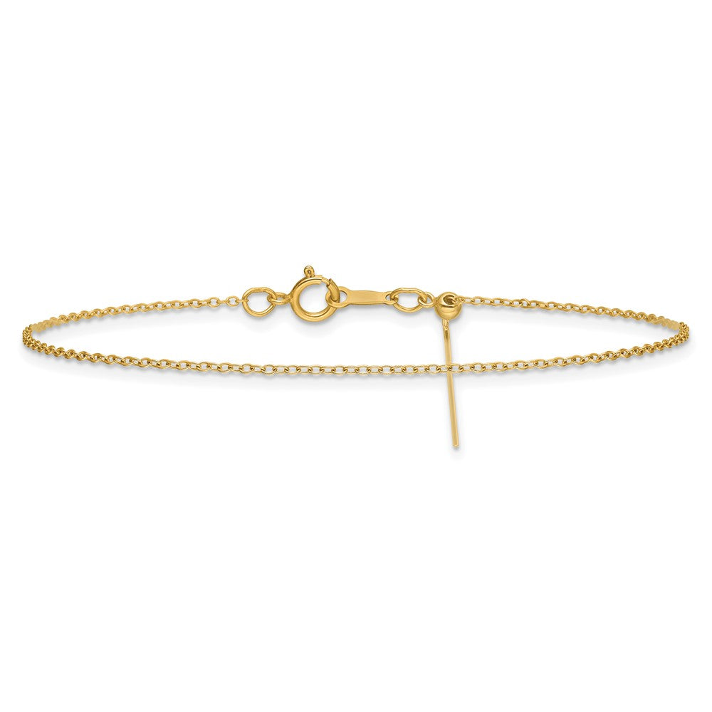 FJC Finejewelers 14 kt Yellow Gold Filled Adjustable Stretch Wrap Add-a-Bead Cable 8in Bracele