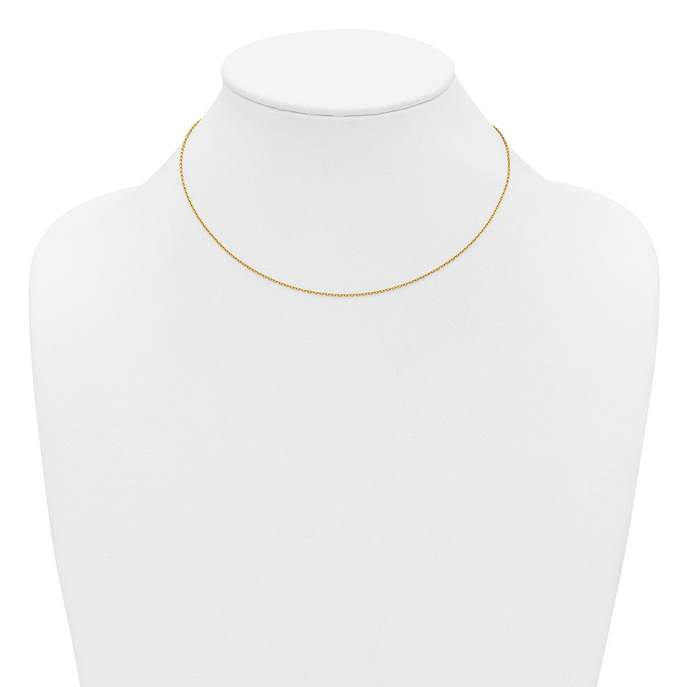 FJC Finejewelers Gold Filled Adjustable Add-A-Bead Cable 18.5in Chain 18.5 Inches x 1.15 mm