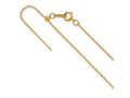 FJC Finejewelers Gold Filled Adjustable Add-A-Bead Cable Chain 22 Inches x 1.15 mm
