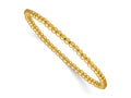 FJC Finejewelers Gold Filled Bead and Beaded Stretch Bracelet 6.5 Inches x 3 mm