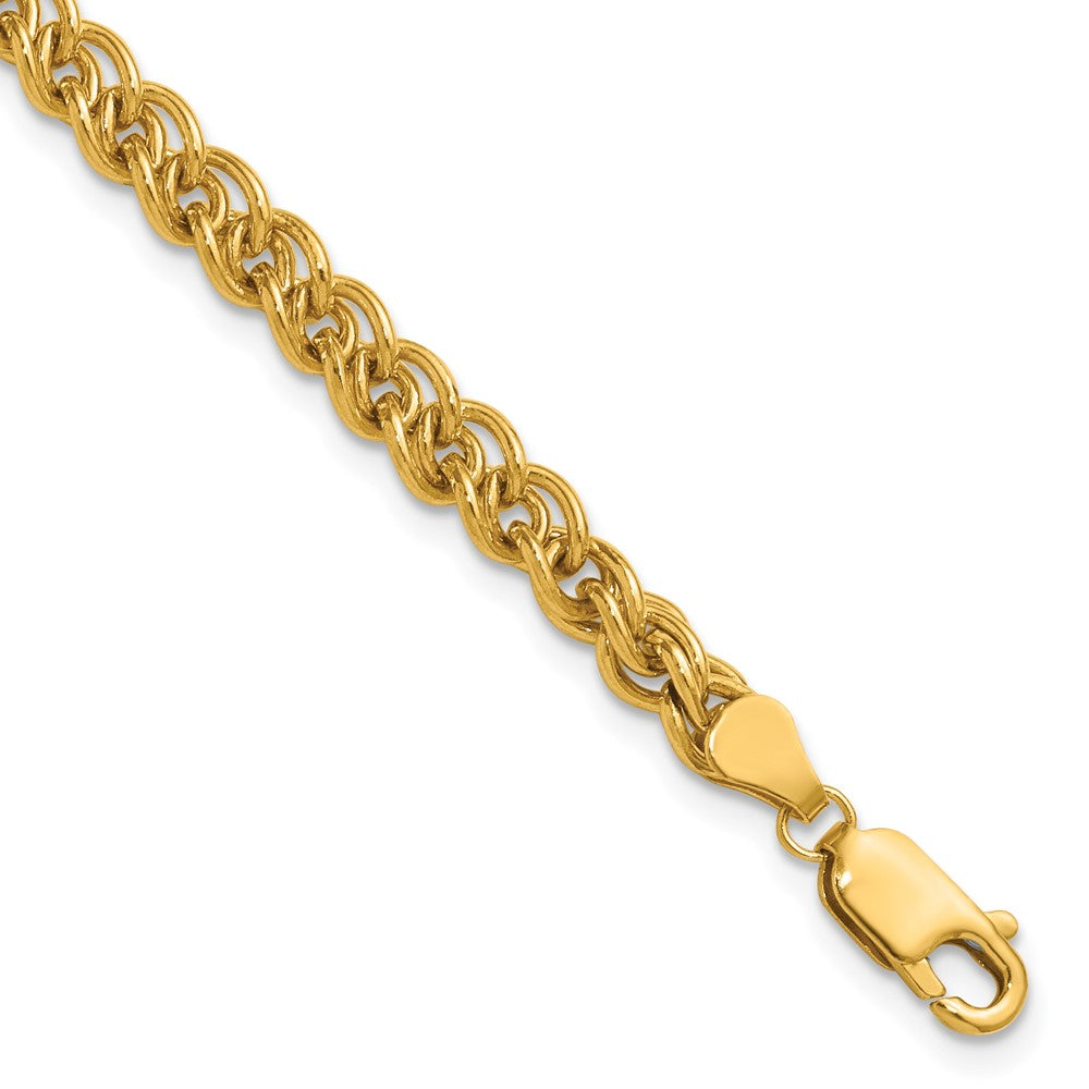 FJC Finejewelers 14 kt Yellow Gold Filled Fancy Wheat with 1in ext. Bracelet 6.5 Inches x 4.25mm