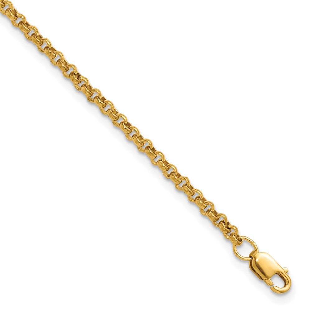 FJC Finejewelers 14 kt Yellow Gold Filled 1/20 Filled Bracelet 6.5 Inches x 2.5mm with 1 in extension